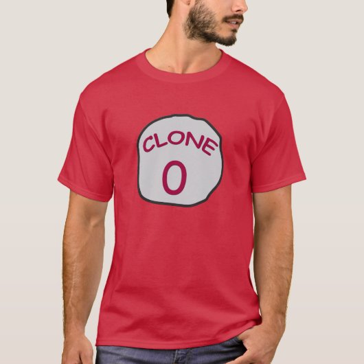Kloon 0 t-shirt (Voorkant)