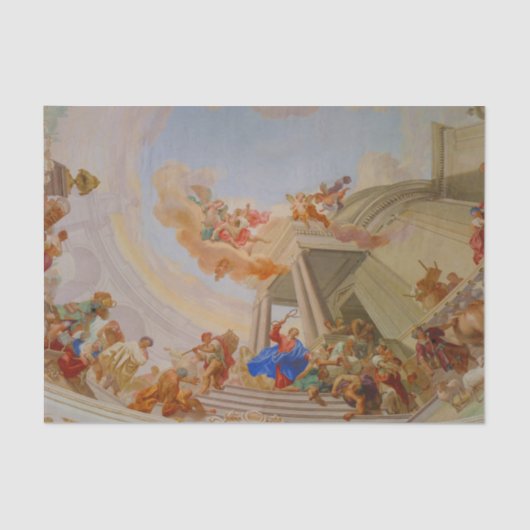 klooster abbey Neresheim tissuepapier (Voorkant)