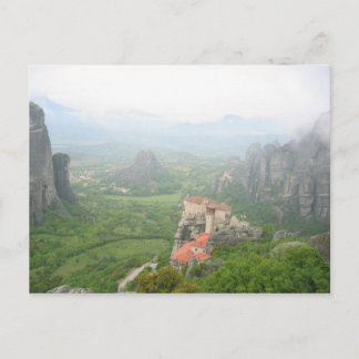 Klooster in Meteora, Griekenland Briefkaart