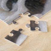 Klooster in Wintersneeuw (door Karl Lessing) Legpuzzel (Zijkant)