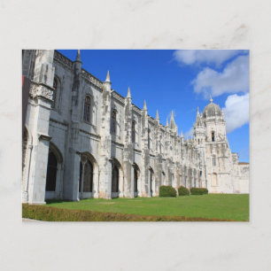 Klooster Jeronimos in Belem, Lissabon, Portugal Briefkaart