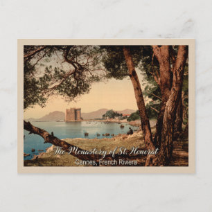 Klooster St. Honorat Cannes French Riviera Briefkaart