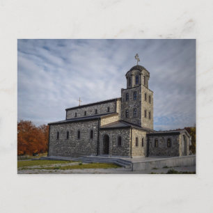 Klooster, St.Preobrazenie, Krushevo, Macedonië Briefkaart