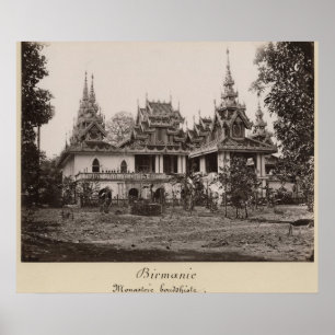 Klooster Teik Kyaung, eiland Ka Toe Poster