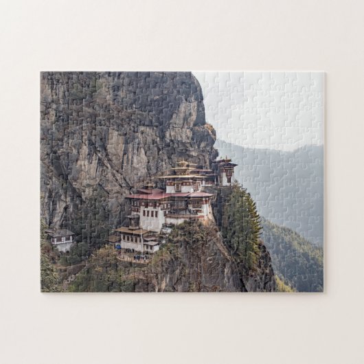 Klooster Tigers Nest, Bhutan Legpuzzel (Horizontaal)