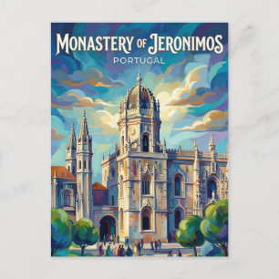 Klooster van de Hiëronymieten Portugal Briefkaart