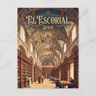 Klooster van El Escorial Spanje Briefkaart