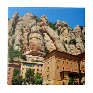Klooster van Montserrat, Catalonië, Spanje Tegeltje