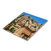 Klooster van Montserrat, Catalonië, Spanje Tegeltje (Zijkant)