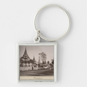 Klooster Wayzayanda en pagode in Moulmein Sleutelhanger