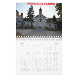 kloosters in Servië Kalender