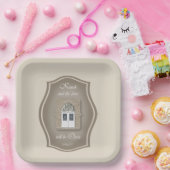 Klop en de deur zal openen - Papieren Bord (Feest)