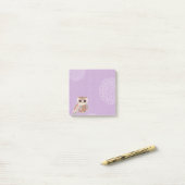 Klop over Paarse post-it notities Post-it® Notes (Op bureau)