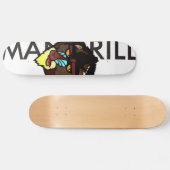 KLORFUL MANDRILL GRAPHIC ILLUSTRATION SKATEBOARD (Horizontaal)