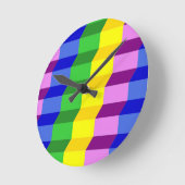 KLORFUL PATROON RONDE KLOK (Hoek)