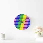 KLORFUL PATROON RONDE KLOK (Huis)