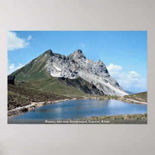 Klosters, meer nabij Gotsshnagrat, Casanna, Groot- Poster