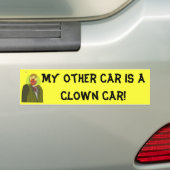 Klotenauto Bumpersticker (Op auto)