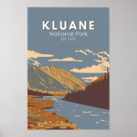 Kluane National Park Still Brook Canada Reis Kunst