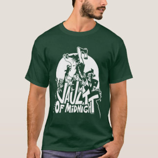 Kluis van middernacht zombies vrienden jongen t-shirt