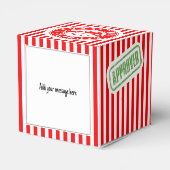 Klumpen steenkool grappige kerst secret santa fees bedankdoosjes (Achterkant)