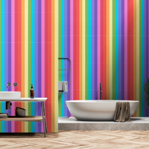 Klumperige Candy Stripe FC Verticaal Behang