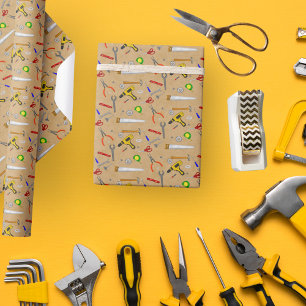 Klusjesman Cool Gereedschap Cadeaupapier