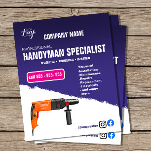 KLUSJESMAN SPECIALIST Flyer Professionele Huisre