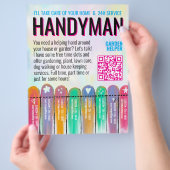 Klusjesman Tuin Service  Flyer (Hand)