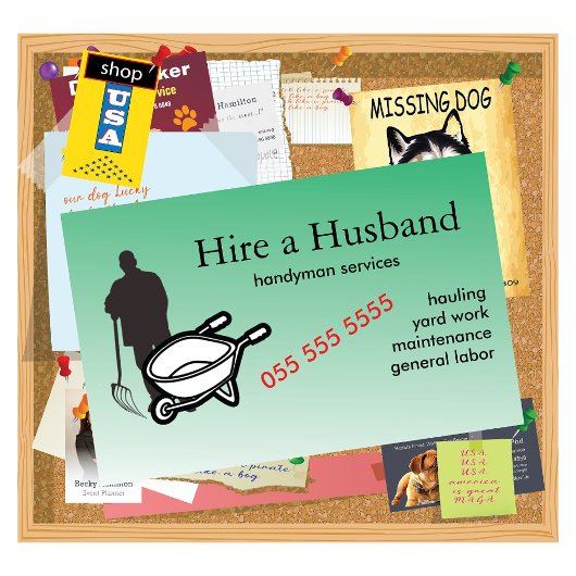 Klusjesman 🌿 Tuinaanleg Tuinwerkzaamheden Reparat Visitekaartje