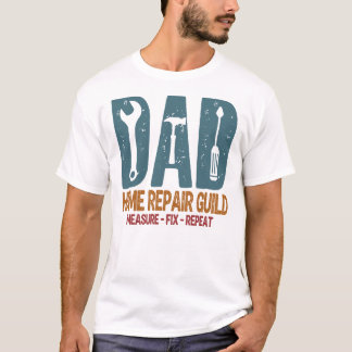 Klusserende Vader Huisreparatie Gilde Gereedschap T-shirt