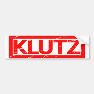 Klutz Stamp Bumpersticker
