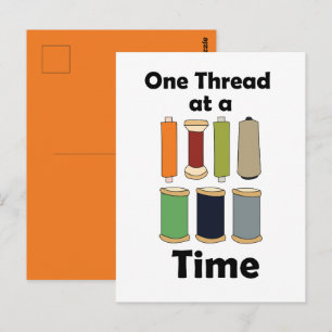 Kluwen Draad Eén Draad Per Tijd  Briefkaart