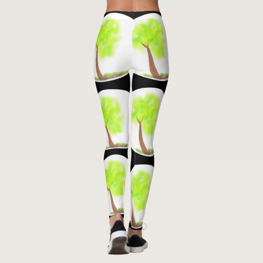 km tree painting leggings (Achterkant)