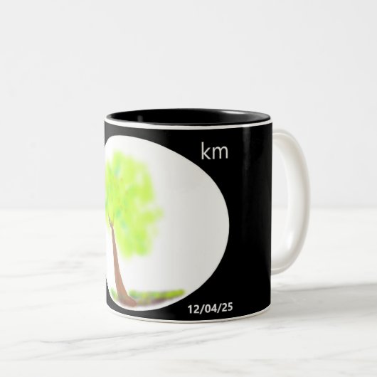 km tree painting mug (Devant droit)