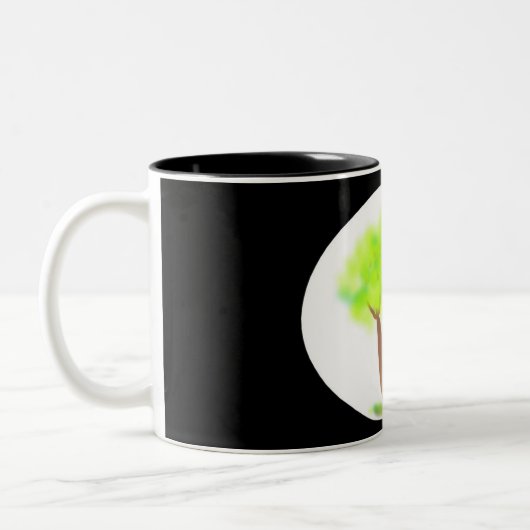 km tree painting mug (Gauche)