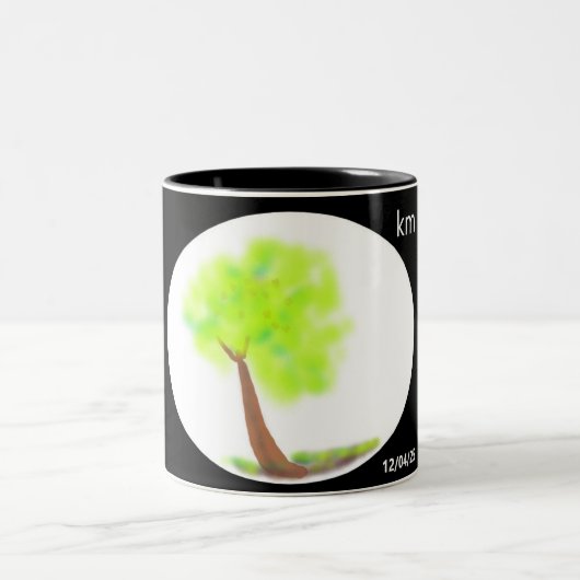 km tree painting mug (Centre)