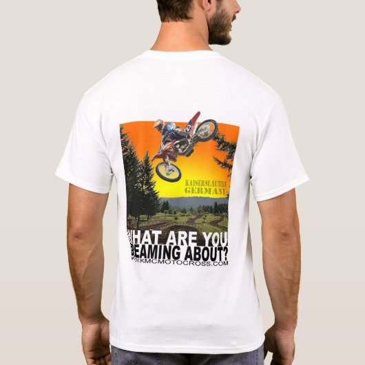 KMC Motocross "Dreams" achteraan alleen Afbeelding T-shirt (Achterkant)