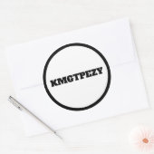 KMGTPEZY RONDE STICKER (Envelop)