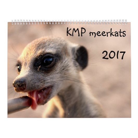 KMP Meerkats - Agenda 2017 Kalender (Hoes)