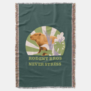 Knaagdier Broers Nooit Stress Capybara Deken