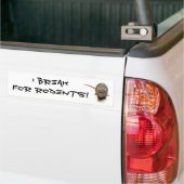 Knaagdier bumpersticker (Op Truck)