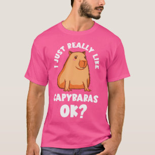 Knaagdier Ik hou echt van Capybara Lover Ca T-shirt