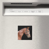 Knabstrupper Stallion Horse Magnet Magneet (Insitu (Vaatwasser))