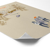 Knachten en Dragons Poster (Hoek)