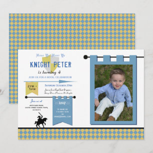 Knachten Foto Medieval Birthday Party Blue Kaart