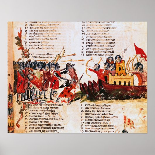 Knachten gevechten poster (Voorkant)