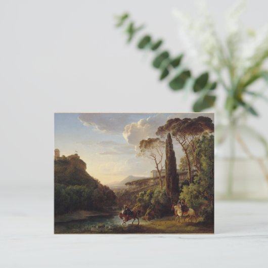 Knachten in het Italiaanse landschap Ephemera  kun Briefkaart (Staand voorkant)