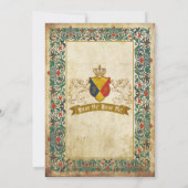 Knachten Jousting Medieval Manuscript Birthday Kaart (Achterkant)