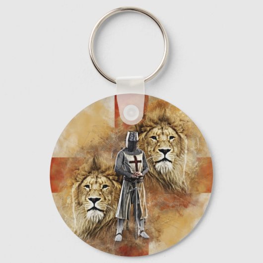 Knachten Templar 001 Sleutelhanger (Voorkant)